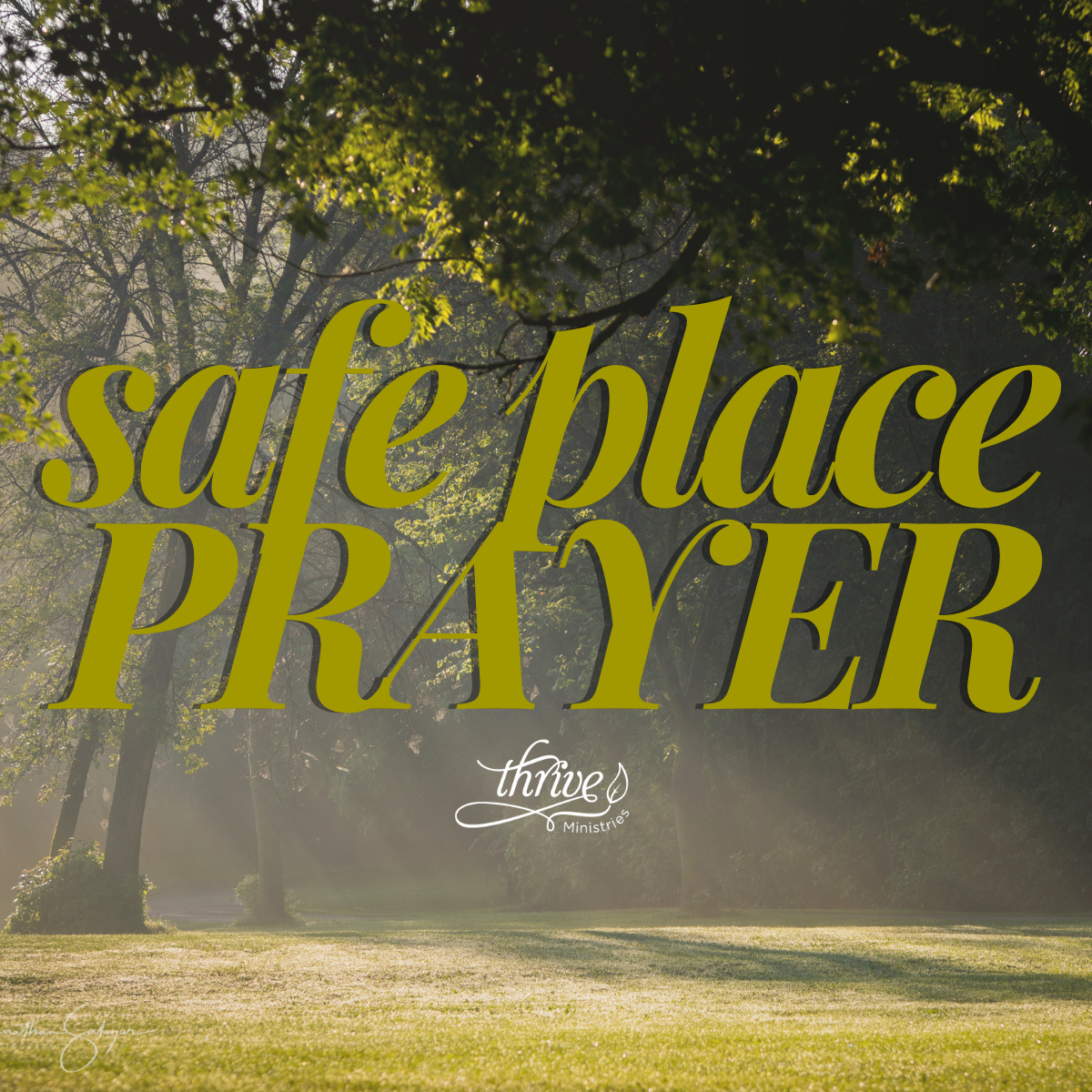 Safe Place Prayer